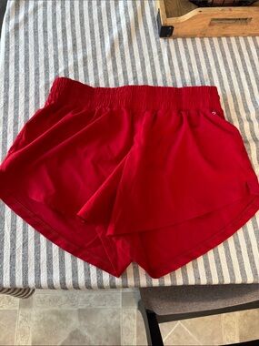 DSG Women's Red Layered Athletic Shorts